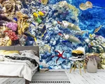 3D Ocean Fish E1612 Wallpaper Print Indoor Murals Ca Honey. Fixed Price $192.34.