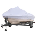 Transhield Universal Marine Boat Cover Waterproof Heavy Duty Straps Vents. Fixed Price $251.23.
