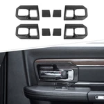 8PC Window Panel Door Handle Bowl Frame Decor Cover For Dodge 11-17 Carbon. Fixed Price $30.99.