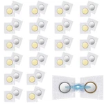 Eeekit 40 Pcs Sew In Magnets, 20 Pairs Hidden Magnetic Snap Closures Silver. Fixed Price $21.03.