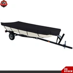 For Jon Boat 12FT/14FT/16FT/18FT Beam Width Up To 75INCH 210D Black Cover. Fixed Price $23.93.
