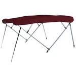 Carver A(8SQ)4893UB-08 4-BOW Square Tube Pontoon Boat Bimini Top Burgundy New. Fixed Price $484.88.