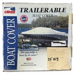 Trailerable Boat Cover 20'6" Carver 77120P V-hull Runabout 102" Beam. Fixed Price $324.99.