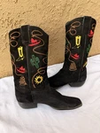 Chilis Western Embroidered Boots Women Size 8.5 Great Condition. Fixed Price $75.00.