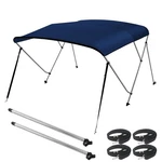 Seamander Bimini Top For BOATS,3-4 Bow 6'LX 61"- 66"W 46"H, Navy Blue. Fixed Price $211.99.