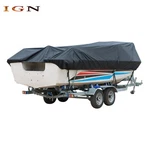 14-16FT Boat Cover Waterproof Fishing V-hull Tri-hull Runabout Black Trailerable. Fixed Price $42.40.