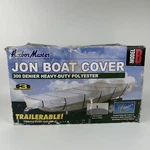 Harbor Master 300 Denier Jon Boat Cover Polyester Water Resistant Size 14' New. Fixed Price $84.99.