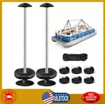 Fuprosico Pontoon Cover Support Poles With Ring Sandbag Much More Stable. Fixed Price $66.69.