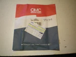 Evinrude/johnson/omc #395312 Bracket Cover And Decal, Free Freight. Fixed Price $19.95.