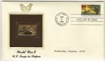 "world War Ii U.s. Troops In Saipan" Gold Stamp Design First Day Of Issue Cover. Fixed Price $21.98.
