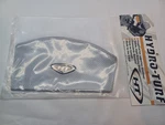 Hydro-turf Kawasaki Js 300 440 550 Chin Pad Cover Silver Cf. Fixed Price $35.00.