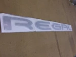 New Oem Regal Boat Largest Stick On 1/4" H X 53 Silver Nameplate D2-4. Fixed Price $199.97.