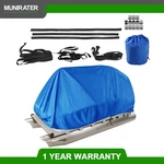 Dark Blue Boat Cover 21' 22' 23' 24' Waterproof Trailerable Pontoon Beam 102". Fixed Price $35.52.