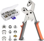 Snap Fastener Tool, Heavy Duty Kit With 140PCS Buttons, Handh. Fixed Price $51.20.