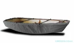 Naples Sabot Sailboat - Hull Cover Top Gun Sea Gull Gray Bottom. Fixed Price $353.15.