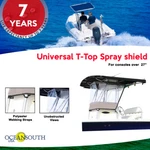 T-top Enclosure Spray Shield Clear Curtain For Consoles Over 27''. Fixed Price $136.60.