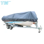 V-hull Boat Cover Waterproof Gray Trailerable Fishing Ski Bass 210D 17-19FT. Fixed Price $27.26.