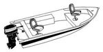 7.6OZ Styled To Fit Boat Cover Lund Wd 14 2015. Fixed Price $298.77.