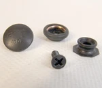 Pull The Dot Snaps, Locking Snap, Military Black, W/ 1/2" Screw & Stud, 10 Piece. Fixed Price $29.89.