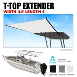 Oceansouth T-top Extender White / Shaded Area Up Width 4.5' Length 4'. Fixed Price $194.49.
