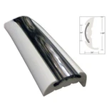 Taco Semi-rigid 70' Rub Rail White Flex Chrome Insert #V11-9811WCM70-2. Fixed Price $619.97.