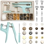 Yusbuton Snap Kit - Metal & Plastic Buttons With Fastener Pliers Black. Fixed Price $24.64.