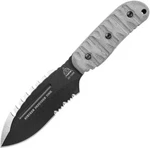 Tops Stryker Defender Tool 5.5" 1095HC Black Micarta Fixed Knife W/sheath DEFT01. Fixed Price $189.00.