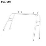 Dolphin 54IN Height White Coat Fishing Tower Universal Radar Arch W/4 Rod Holder. Fixed Price $1729.00.