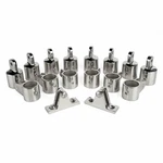 16PC 1" Bimini Fittings 4-BOW Stainless Steel Marine Set. Fixed Price $99.89.