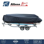 210D Boat Cover Waterproof Trailerable Fishing Ski Bass V-hull 17-19FT Black. Fixed Price $44.48.