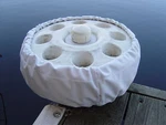 Astro Nautics 14" X Dock Wheel Cover Soft Fabric Protect Your Boat Hull. Fixed Price $35.00.
