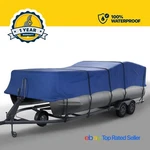 Seal Skin Trailerable Pontoon Boat Cover, Waterproof Protection, Uv Resistant. Fixed Price $199.00.