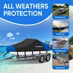 Neverland Boat Cover V-hull Runabout Pontoon Uv Waterproof Dust Protect 14-24 Ft. Fixed Price $71.91.