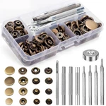 Ofone Snaps Fasteners Kit For Leather, 40 Sets Button + Fixing Tool. Fixed Price $20.41.