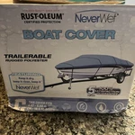 Budge Cover Model Fits 16 - 18.5 Ft Boats Neverwet Stain Resistance. Fixed Price $125.00.