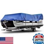Budge 600 Denier Pontoon Cover Blue 17 - 20 Long Beam Width Up 110. Fixed Price $181.25.