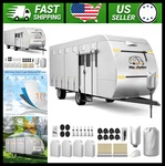 600D Oxford Rv Cover 35-38FT Travel Trailer Waterproof Breathable. Fixed Price $279.99.