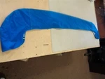Bimini Boot Blue With White Zipper 76 1/2" X 3/4" Marine Boat. Fixed Price $23.97.