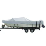 Carver 72317F-10 Slate Gray Poly-flex Ll Boat Cover For 17'6" 100" New. Fixed Price $256.56.