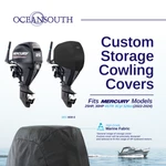 Oceansouth Cowling Cover For Mercury 4 Stroke 3 Cyl 526CC. Fixed Price $49.18.