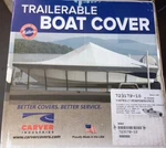 Carver Cover For Outboard Aluminum V-hull Boats W/ Walk-thru Windshield 17'6. Fixed Price $299.00.