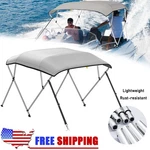 Kakit 3 Bow 4 Pontoon Bimini Top Premium Range Boat Cover With Rear Poles. Fixed Price $176.39.