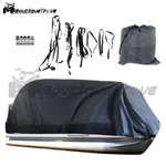 21-24FT Waterproof Boat Cover Trailerable Pontoon Dust Resistant Gray-color. Fixed Price $34.14.