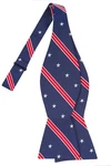 Silk Us Patriotic Selftied Blue Stars 4TH Of July. Fixed Price $15.62.