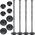 4-PIECE Adjustable Boat Cover Support Abs Poles System For Bass Pontoon Trailer. Fixed Price $59.31.