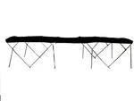 Double Bimini 18' Long 5 Year Warranty - 1" Frame Metal Fittings Straps. Fixed Price $1675.00.