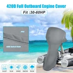 420D Oxford Cloth Motor Full Outboard Engine Cover Boat Fit Up 30-60HP Gray. Fixed Price $34.99.