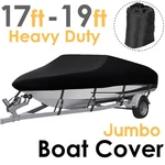 Heavy Duty Boat Cover 17FT 18FT 19FT Waterproof Fishing Ski V-hull Bass Runabout. Fixed Price $43.69.