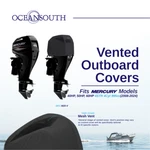 Oceansouth Vented/running Cover For Mercury 4STR 4CYL 995CC 40-60HP-2008. Fixed Price $80.96.