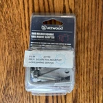 Rod Holder Square Mount Adapter By Attwood Fits Rails Up To 1" RM-31. Fixed Price $6.57.